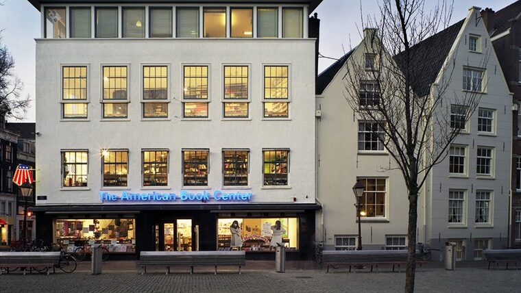 The American Book Center storefront in Amsterdam.